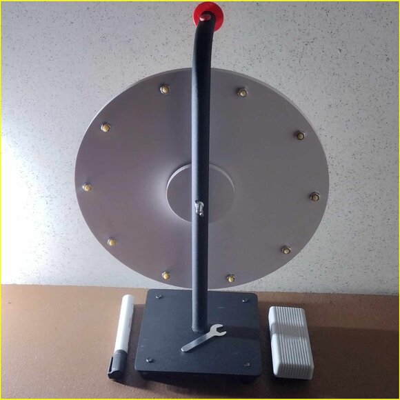 New - ASSEMBLED 12" Professional Heavy Duty Spinning Tabletop Prize Wheel - Picture 3 of 6